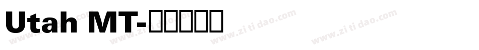 Utah MT字体转换